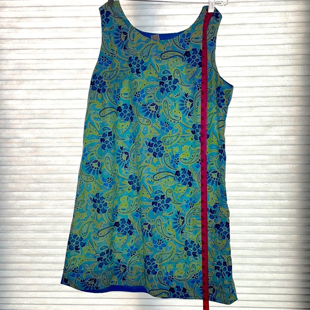 Sahalie paisley summer dress, Lg. with side pocket